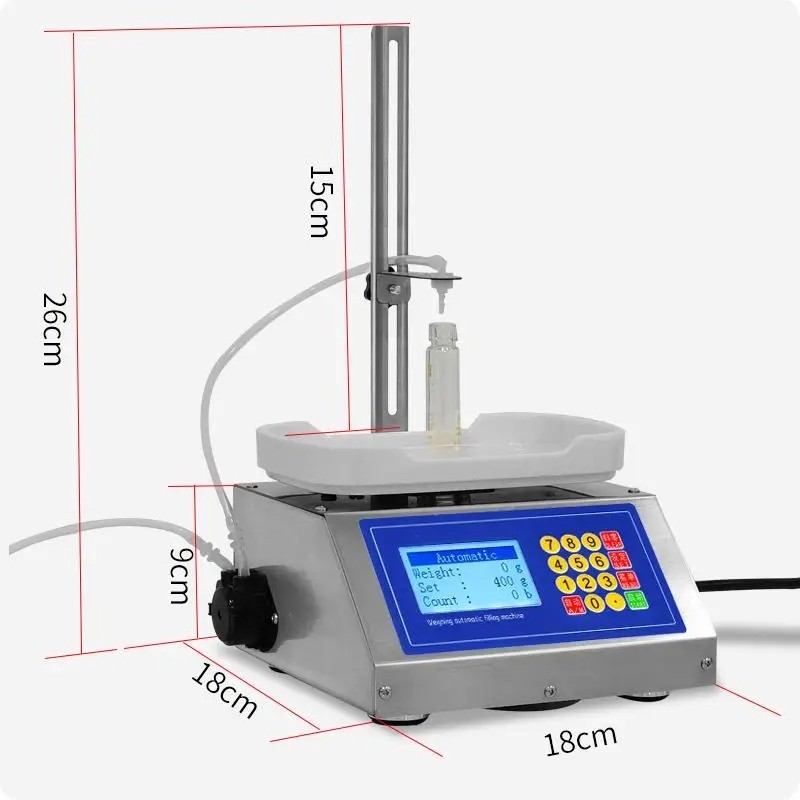 Automatic Liquid Filling Machine Digital Control Bottle Water Adjustable 10g AU