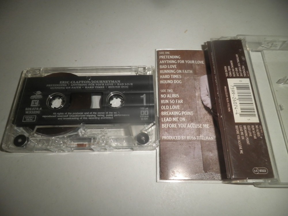 eric clapton - journeyman CASSETTE TAPE