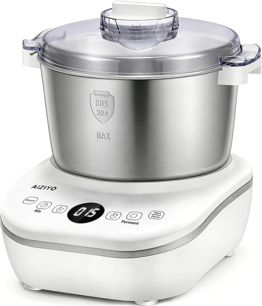 Doughchief, 7.4QT Dough Maker, Dough Mixer with Ferment Function, 304 Stainless