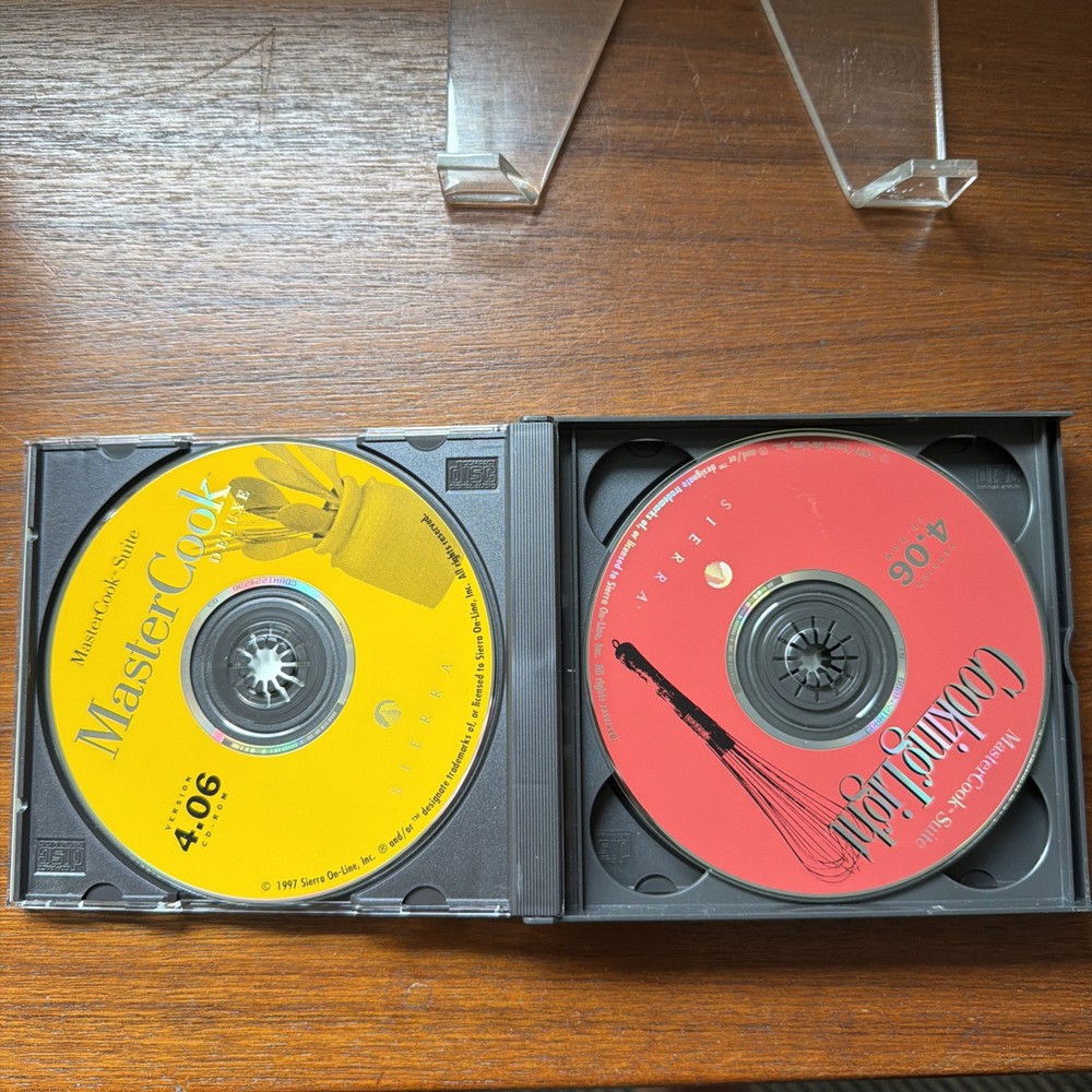 Master Cook Suite Software Cd Rom 3 CD Set