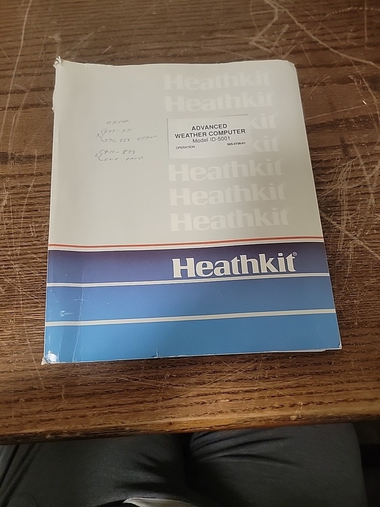 Vintage Heathkit ID-5001 Digital Weather Computer Untested