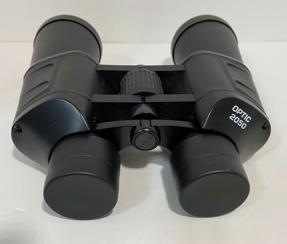 Optic 2050 Field black Binoculars with Carrying Case