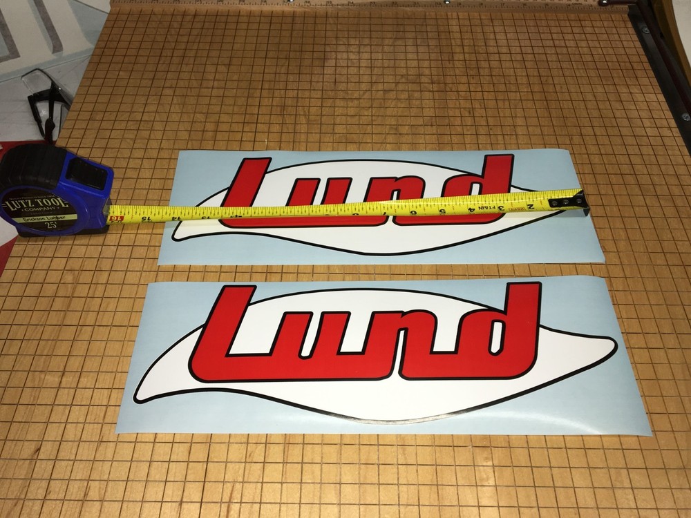 LUND EXTRA VINTAGE 60'S 70'S DECALS REBEL MR PIKE SSV WC DECAL