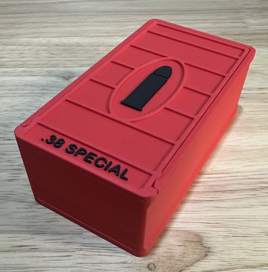 .38 Special Ammo Box 50rd Capacity (3 Pack)