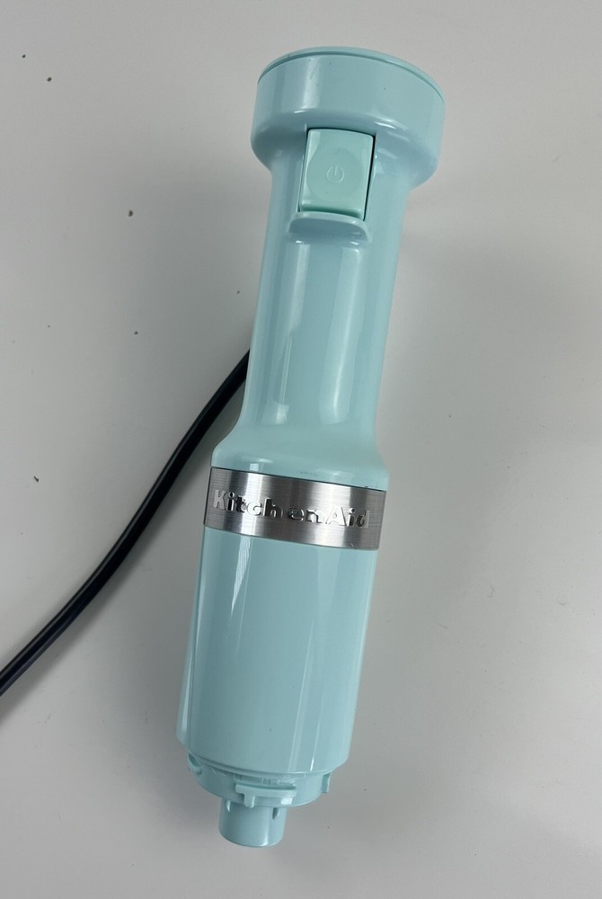 KitchenAid Variable Speed Corded Hand Blender Ice Blue (KHBV531C) No Attachments
