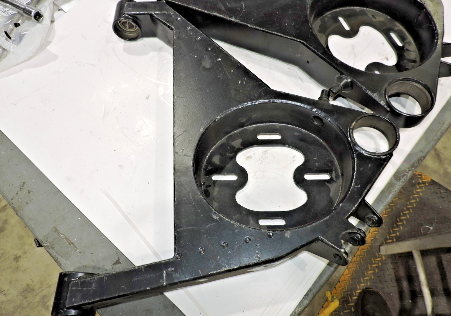 (2) Tig Welded lower control arms adjustable buckets pair NASCAR ARCA