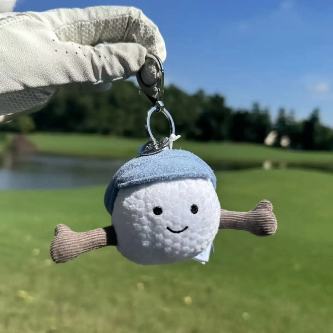 Jellycat Inspired Golf ball Charm Clip NWT Best Gift For Kids Birthday Gift