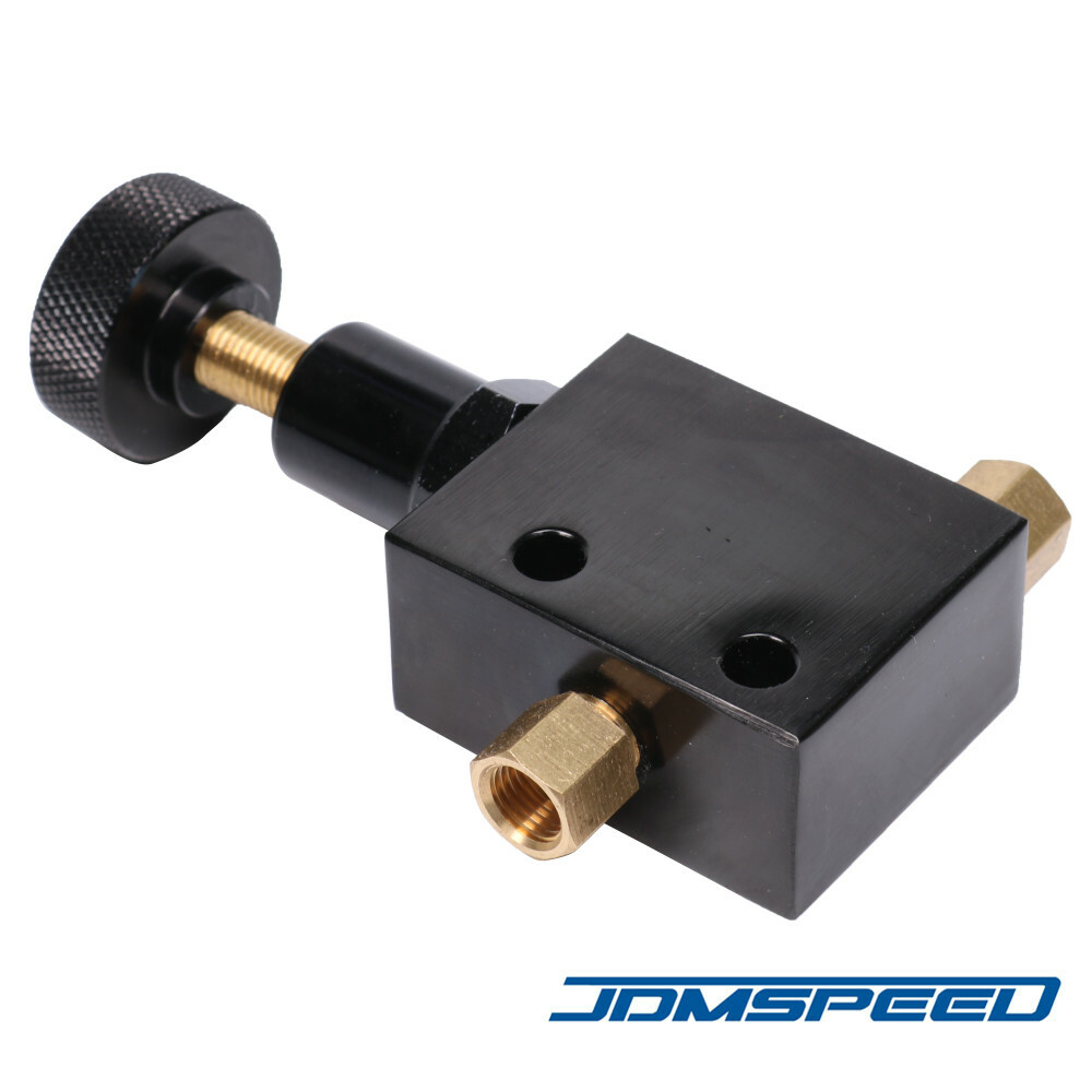 New Aluminum Knob Adjustable Disk Brake Proportioning Valve Universal Type