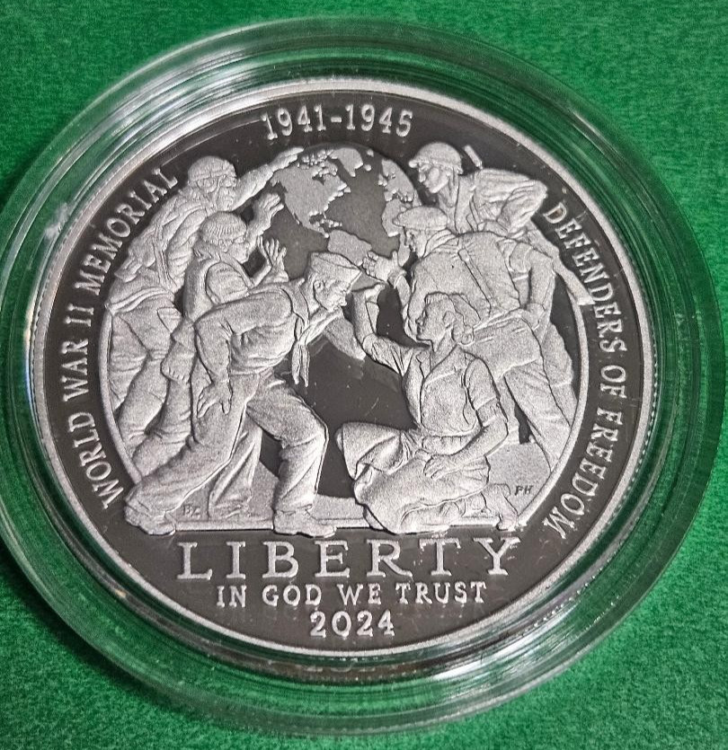 2024 Greatest Generation Proof 99.9% Pure Silver Dollar Coin /Box COA Ships Free