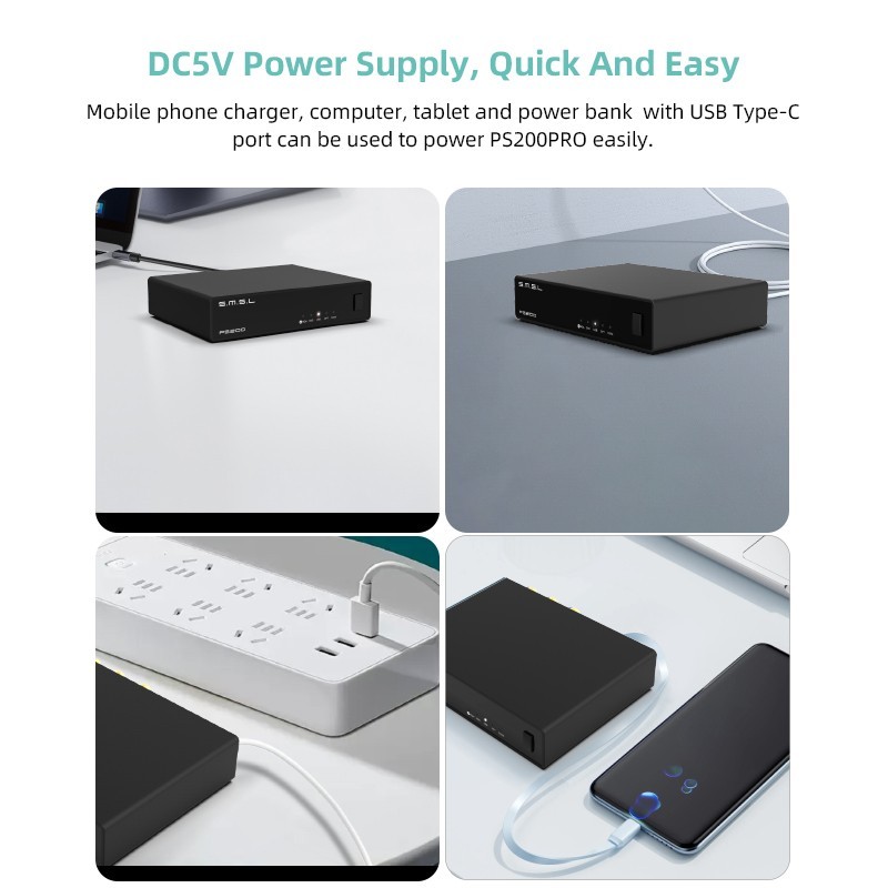 1PC SMSL PS200PRO Multifunctional Audio Decoder ES9039Q2M PCM768 DSD512 PS5