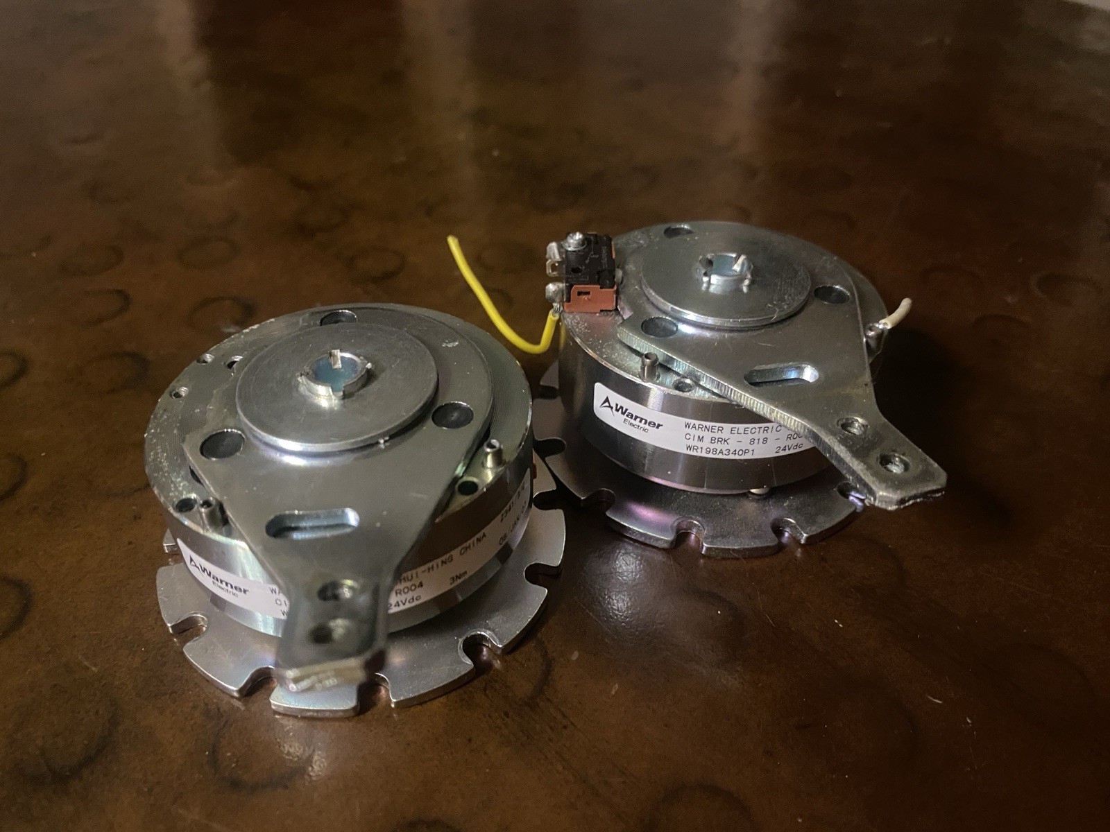 2 Motor Brakes 24V Warner WR198A341P1 WRI98A340P1 Pride jazzy  Mobility Scooter