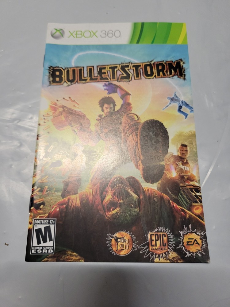 Bulletstorm - Microsoft Xbox 360 Manual Only