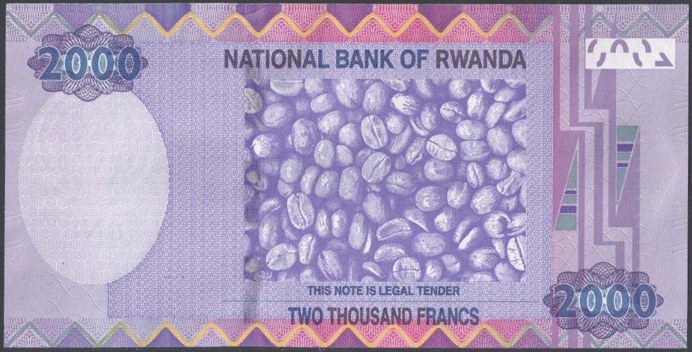 Rwanda P40a B139a 2000 Francs 2014 UNC @ Ebanknoteshop
