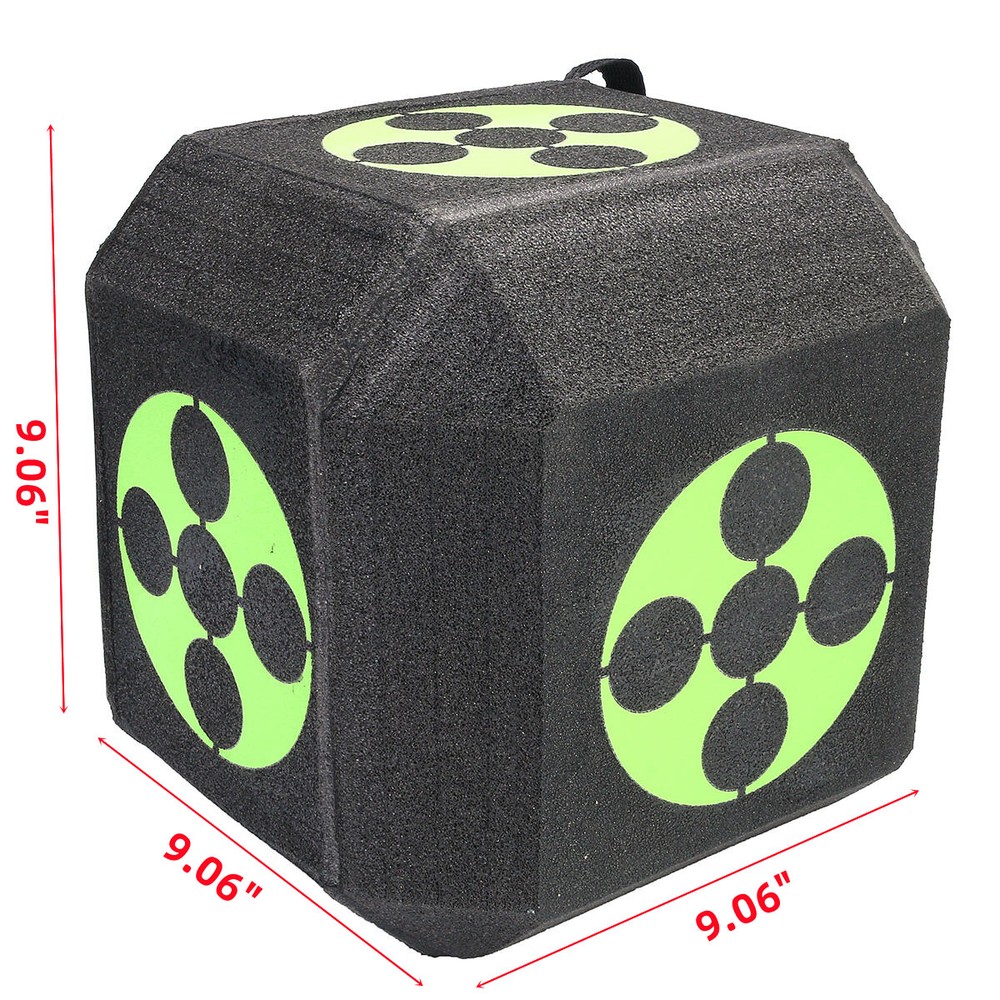 9''x9'' Archery Target Foam Cube Arrow Target Outdoor Practice Shoot Bow ﻿3D