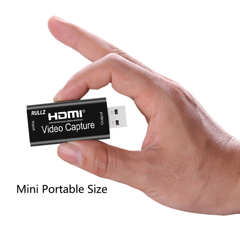Mini Micro Camera PS4 Switch USB HDMI Video Capture Card Record & Live Streaming