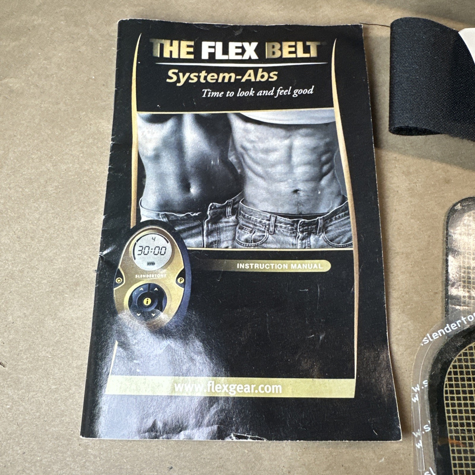 Dead BATTERY Slendertone X-70 Ab Toning Belt Controller Charger With Extra Gel