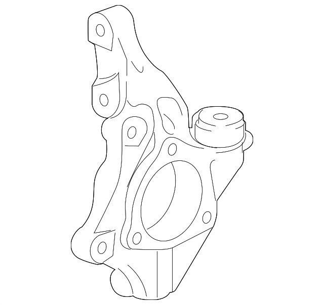 Genuine GM Driver Side Steering Knuckle 39030299