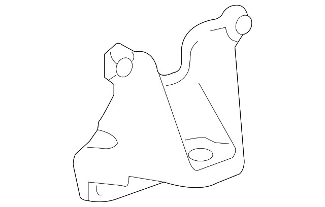 Genuine GM Driver Side Engine Mount Bracket 15936699