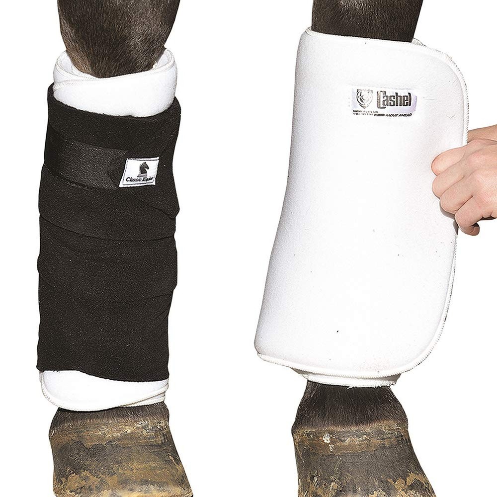 Cashel No Bow Bandage Wrap 16 Black