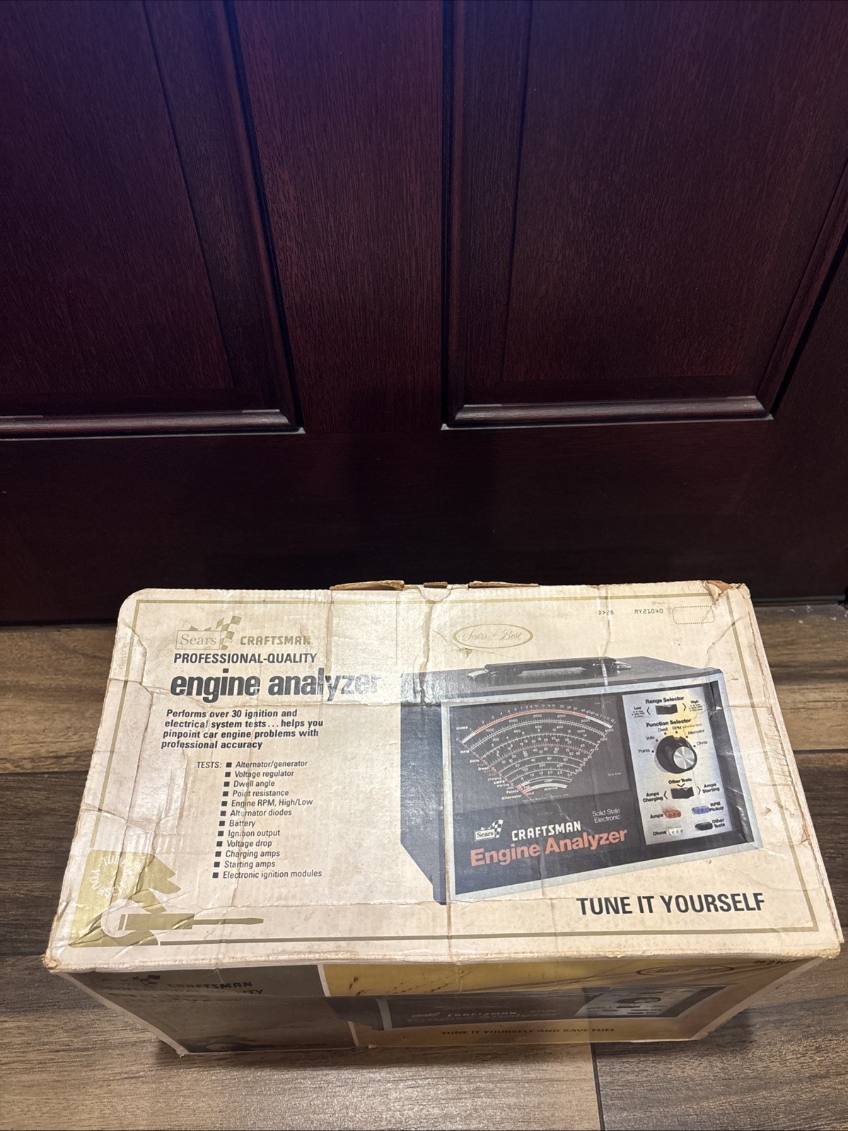 Vintage Sears Craftsman Engine Analyzer 28-21040 w/ Accessories - New old stock