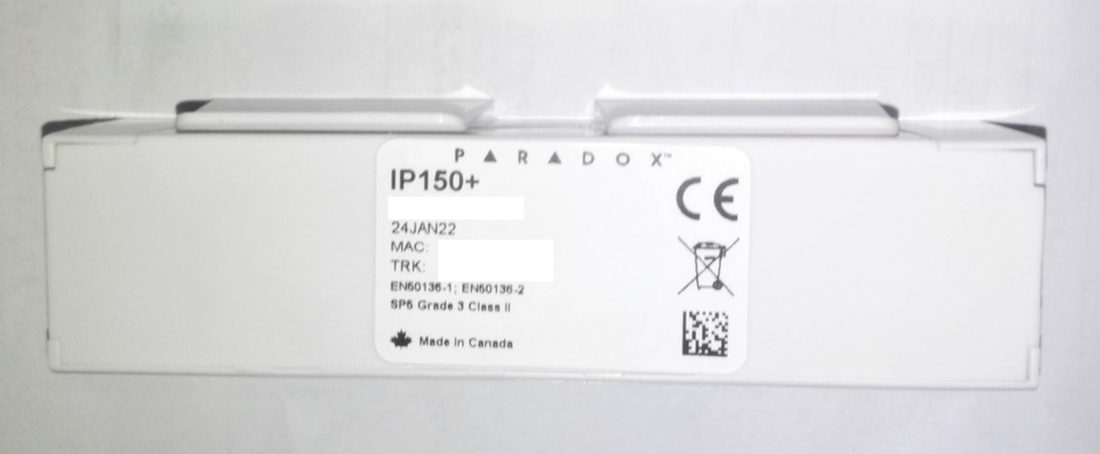 Paradox IP150+ V5.05 Internet Module Supports SWAN Server