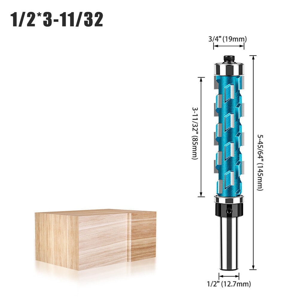 1pcs CNC Engrave Flush Trim Solid Carbide Spiral Router Bit-1/2" Shank