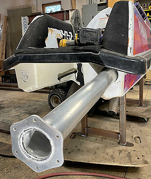 Squarenose Superjet to Roundnose Exhaust upgrade kit SN to RN