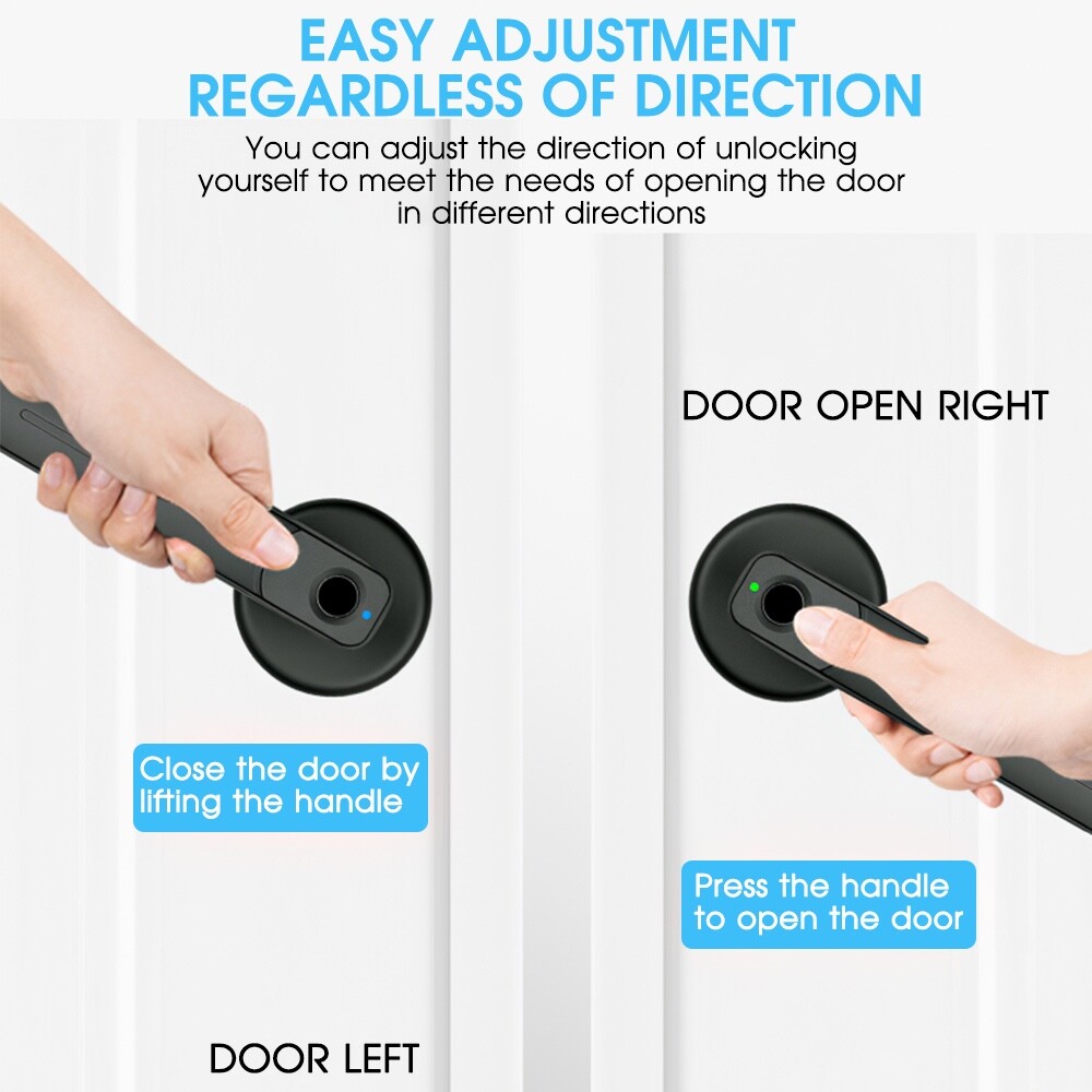 Touchless Fingerprint Keypad Door Lock