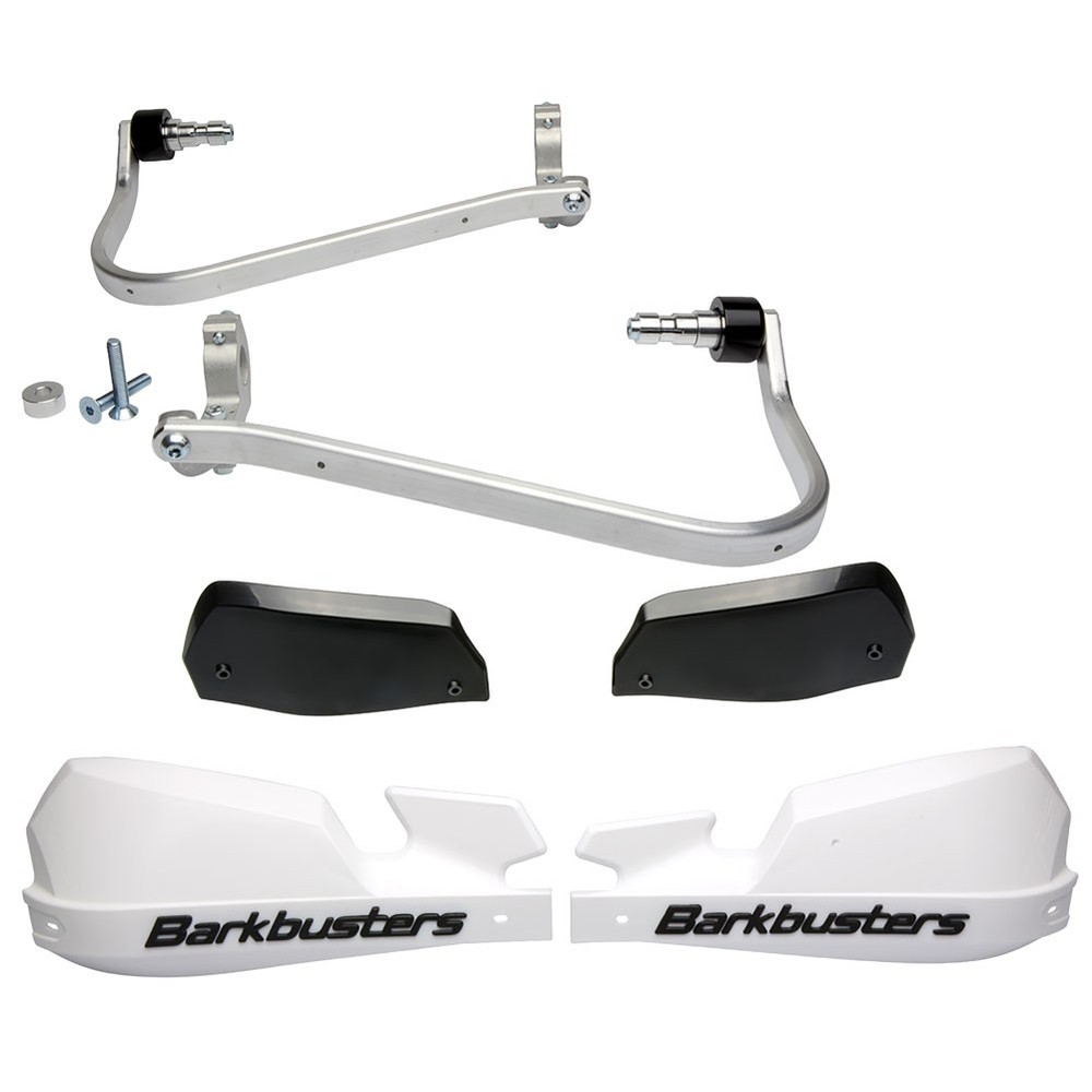 Barkbusters 2064410064 VPS Two Point Mounted Handguard Kit White