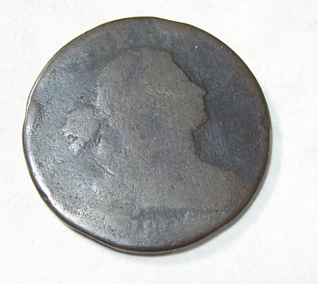 1806 - DRAPED BUST LARGE CENT - Circulated