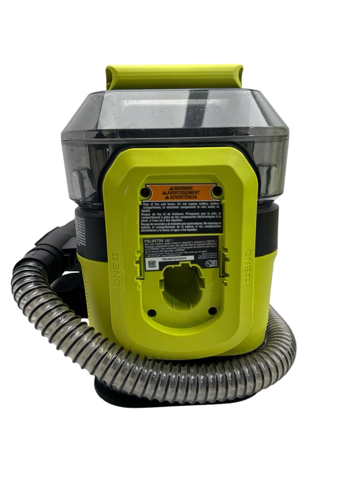 Ryobi 18V ONE+ HP SwiftClean Mid Size Spot Cleaner Tool Only PBLHV704B Used3