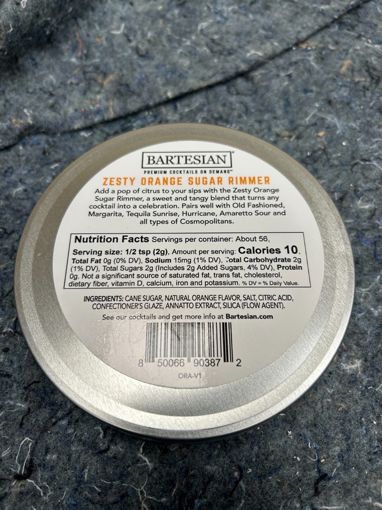 Bartesian Coctail Rimmers, Various Flavors