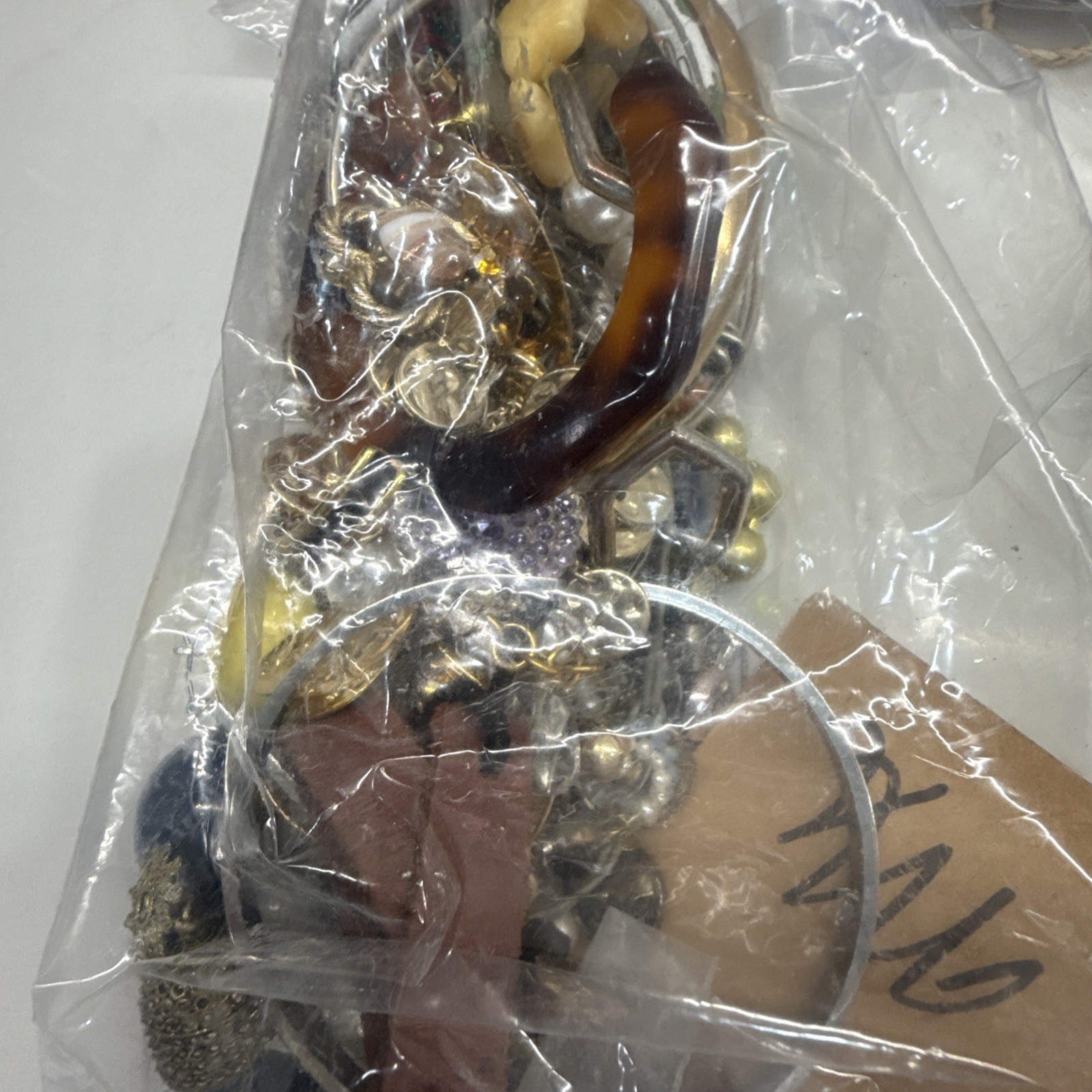 1 lb Mixed Jewelry Lot Wear Resell Craft Vintage Modern Costume Random Bag