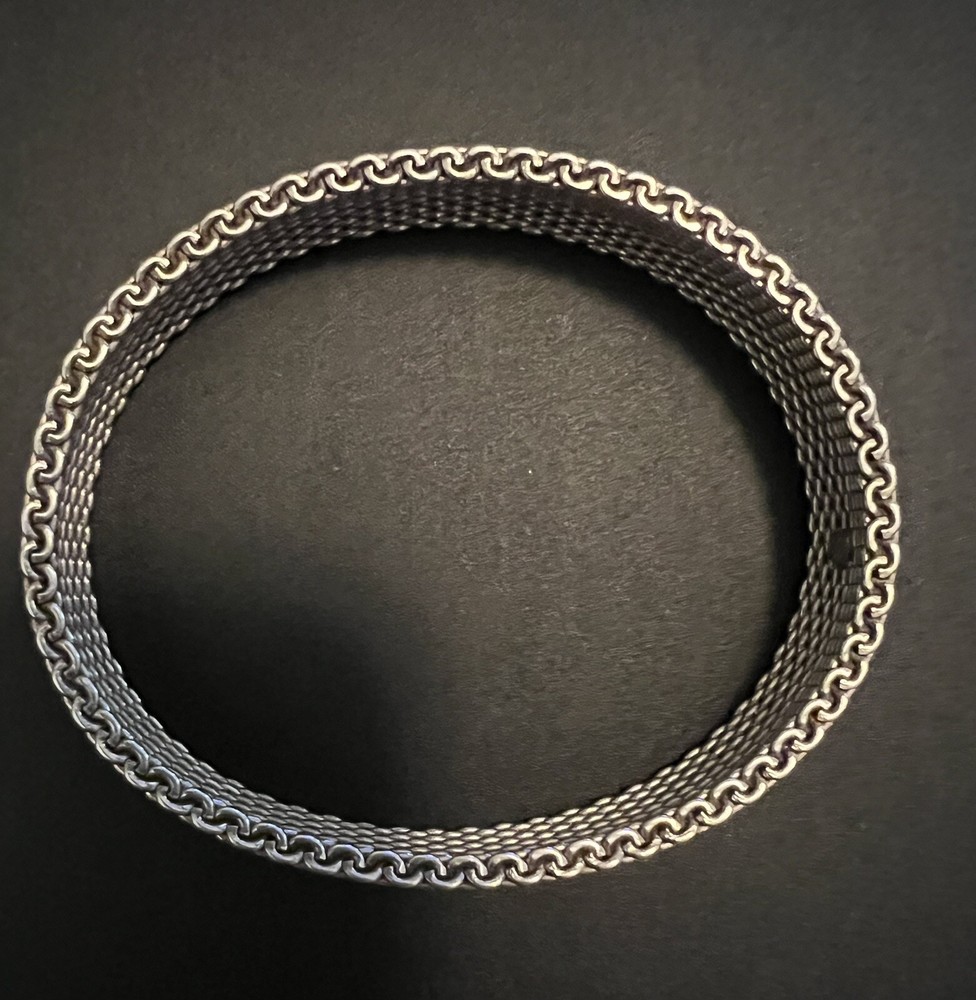 Sterling Silver 925 Mesh Bracelet