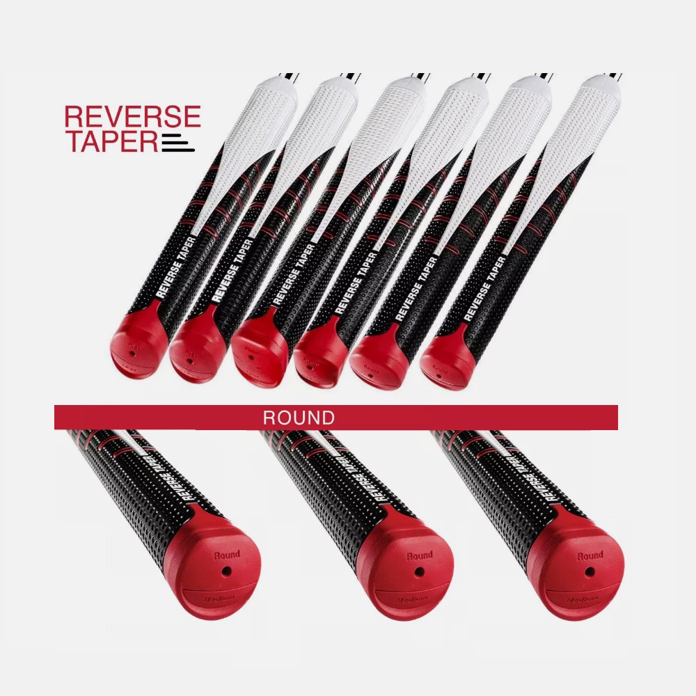 REVERSE TAPER Rounded Golf Grips Medium Large Size Golf PU Putter Grip 58R