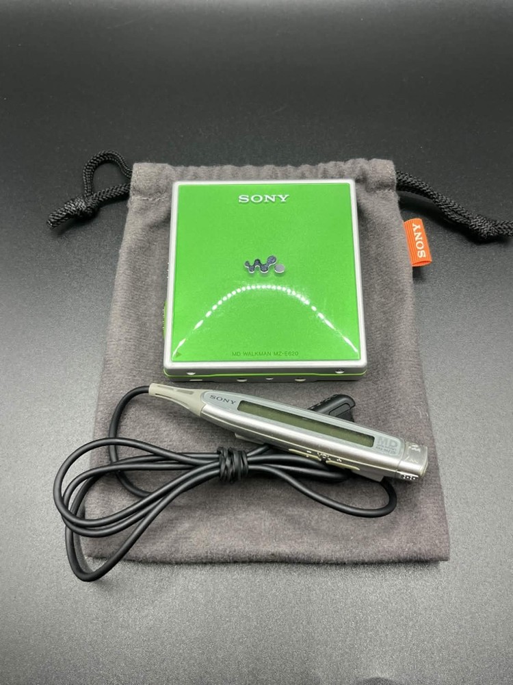 SONY MZ-E620 Green MiniDisc MD walkman player - Working
