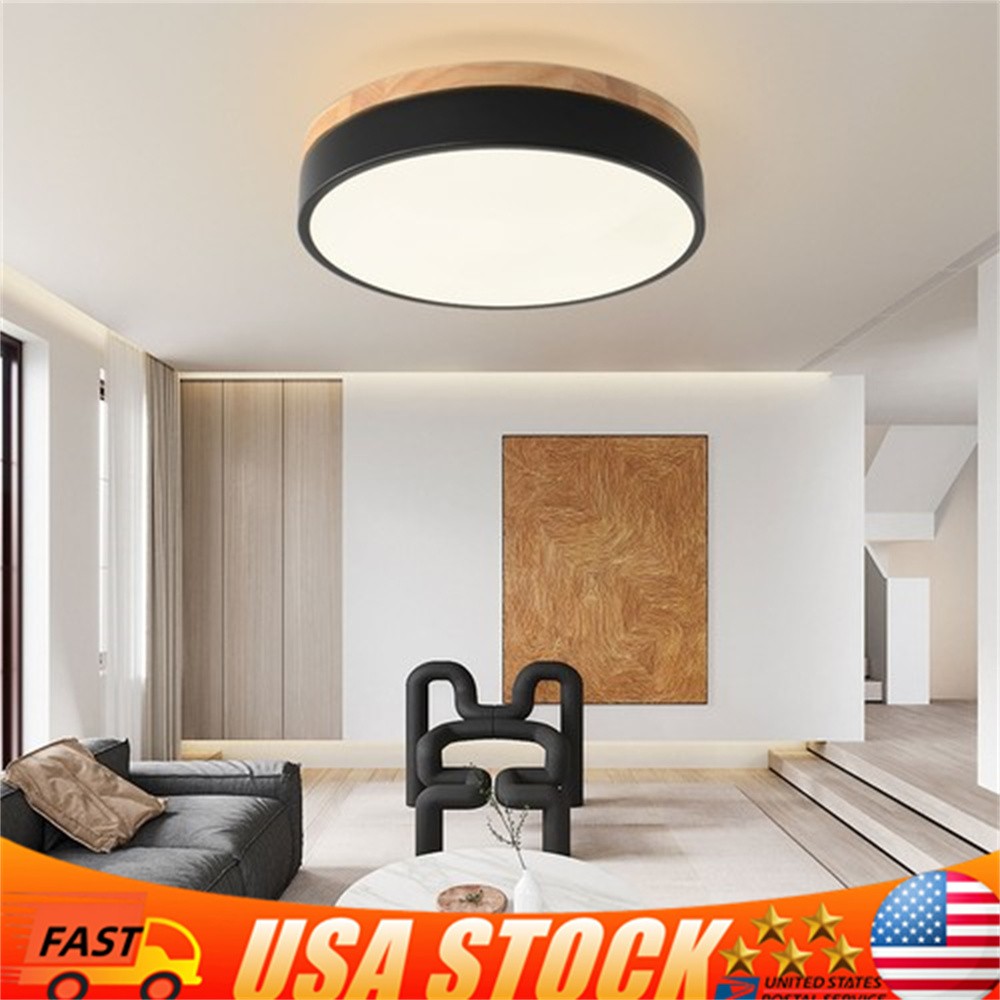 Modern Led Ceiling Light Flush Mount Living Room Kitchen Round Ceiling Light