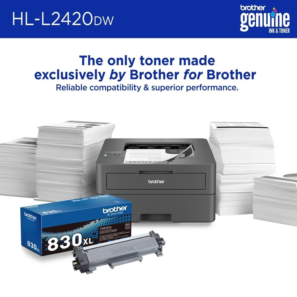 NEW Brother HL-L2420DW: Reliable, Compact, Efficient Home/Office Printer