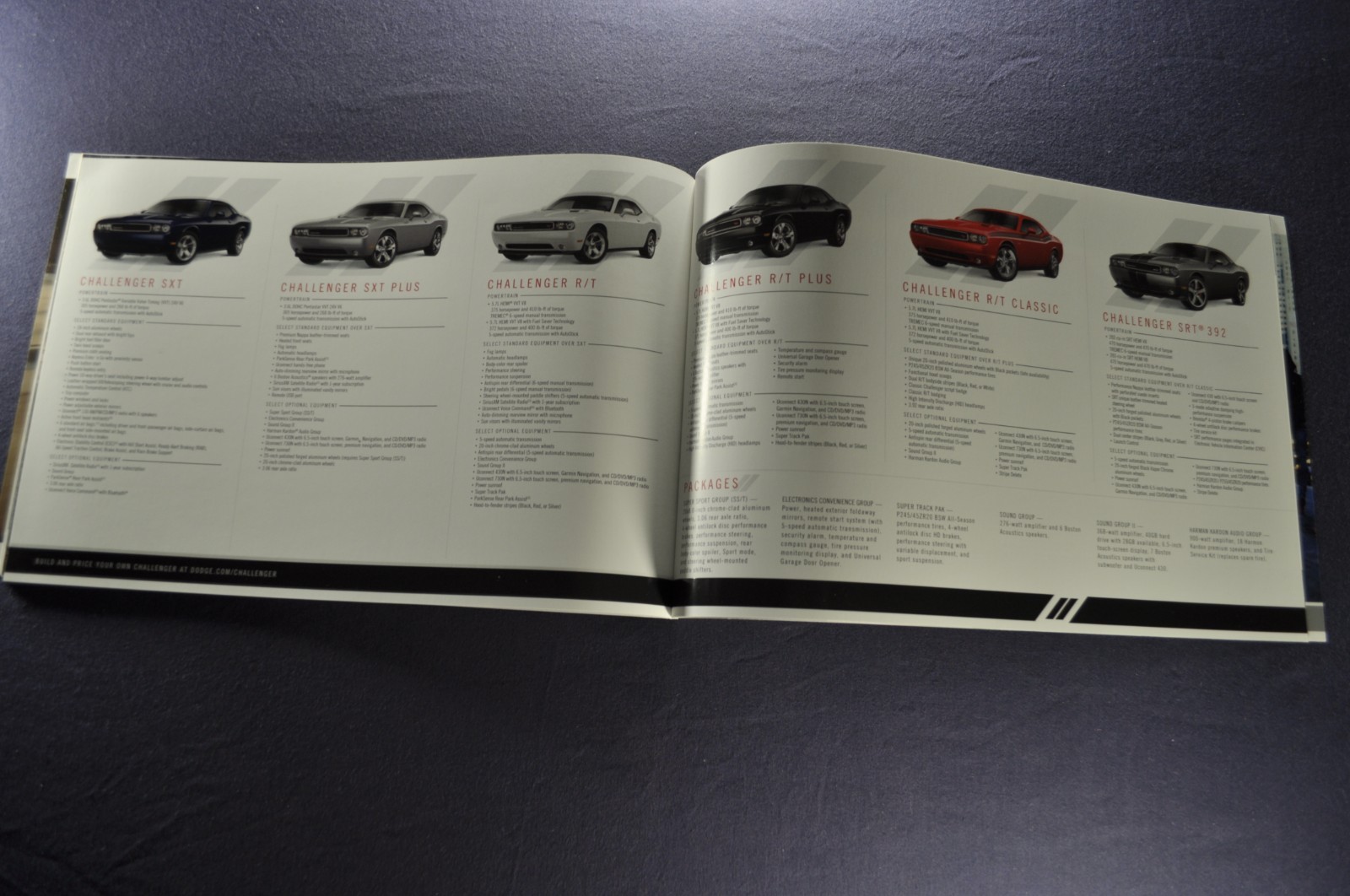 2013 Dodge Challenger Brochure SXT R/T SRT 392 Hemi Rallye Excellent Original 13