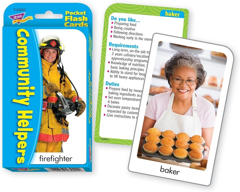 Interactive Community Occupations Flash Cards for Engaging Learning Experiences