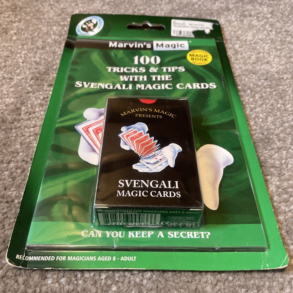 Marvin's Magic Svengali Magic Cards Tricks & Tips Deck Magic Book secrets NEW