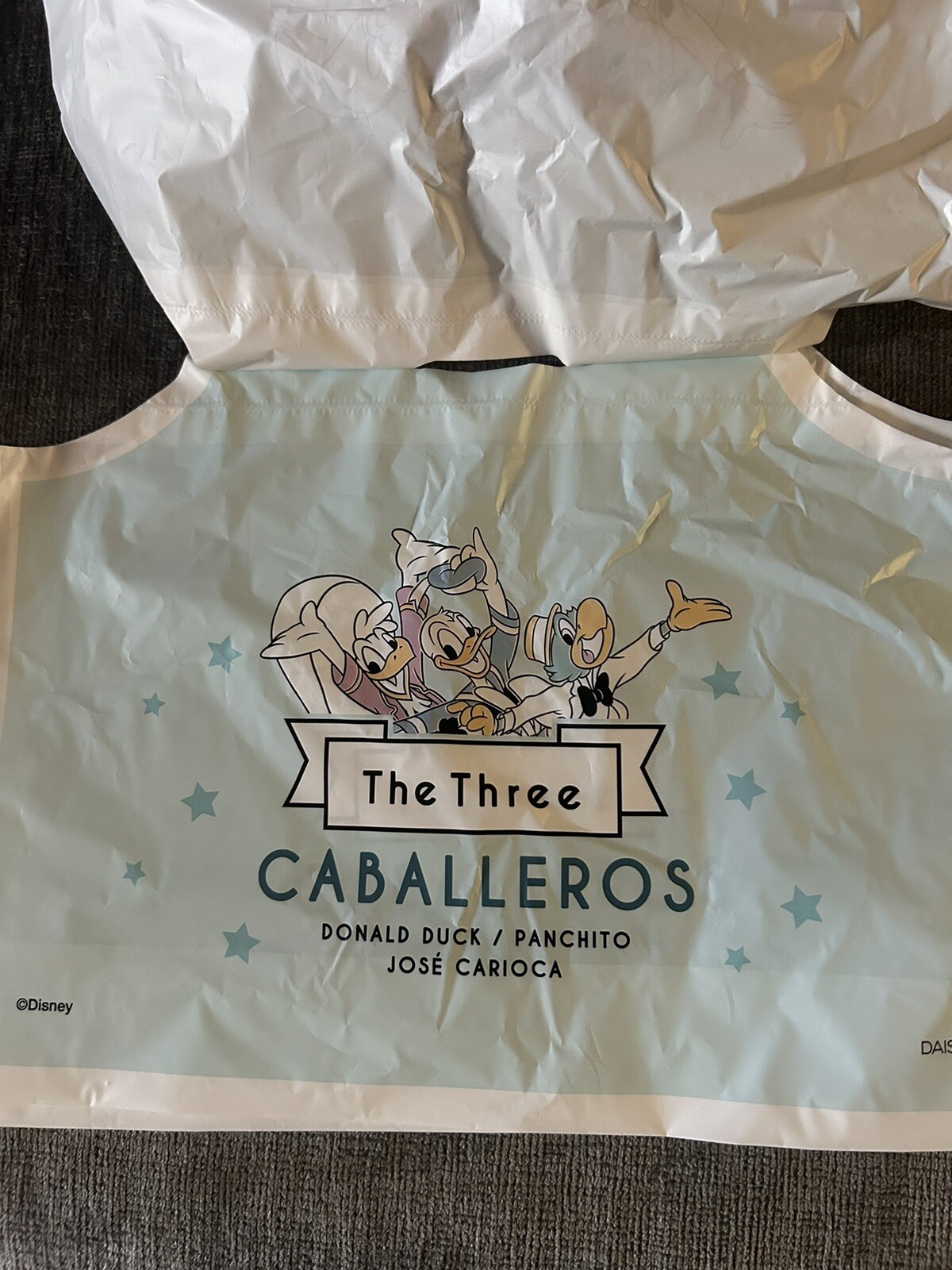 Disney DONALD DUCK Shopping Bag 3 Pcs caballeros Hard To Find Retro Vintage L@@k