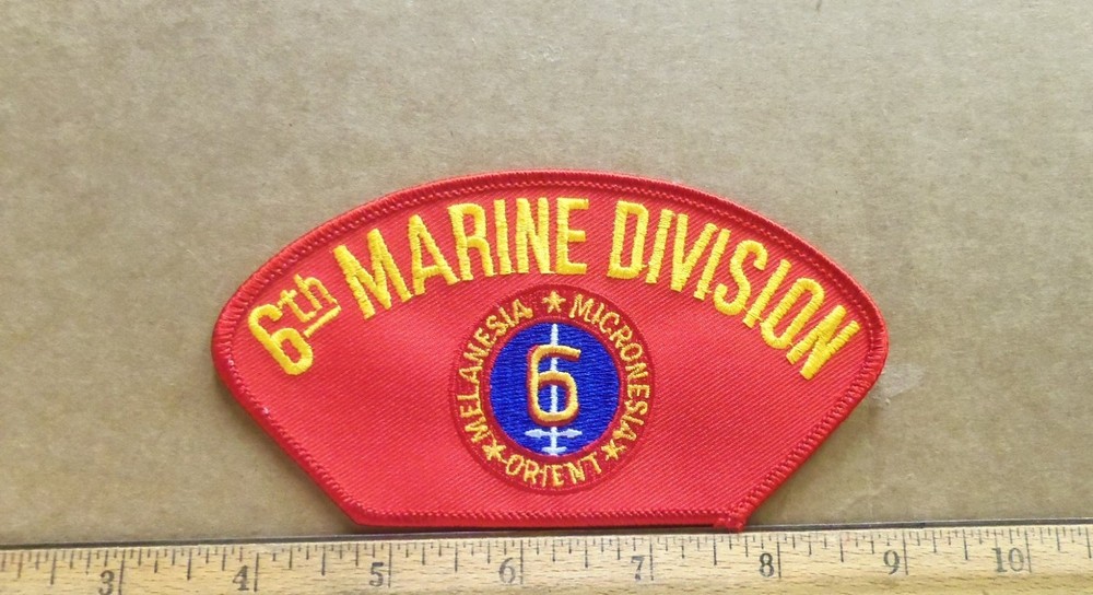 US Marine Corps - 6th Marine Division Embroidered Patch