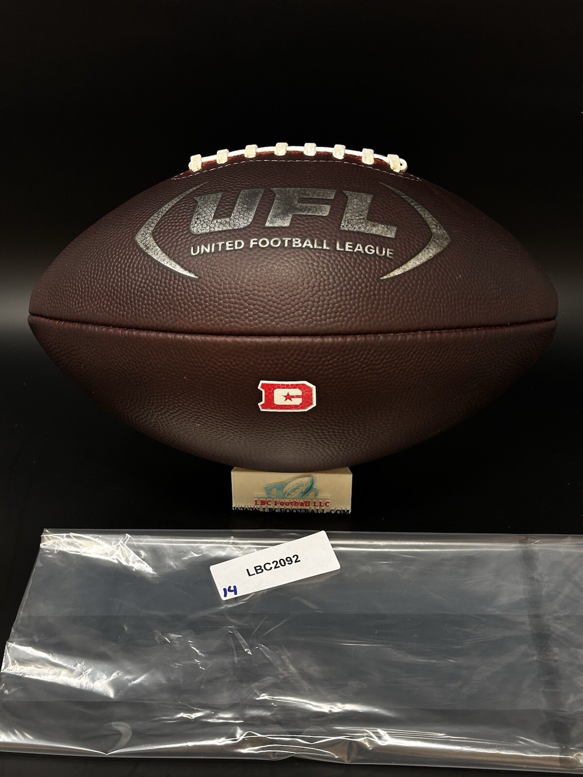 2023 DC Defenders GAME USED UFL Football - Washington - XFL