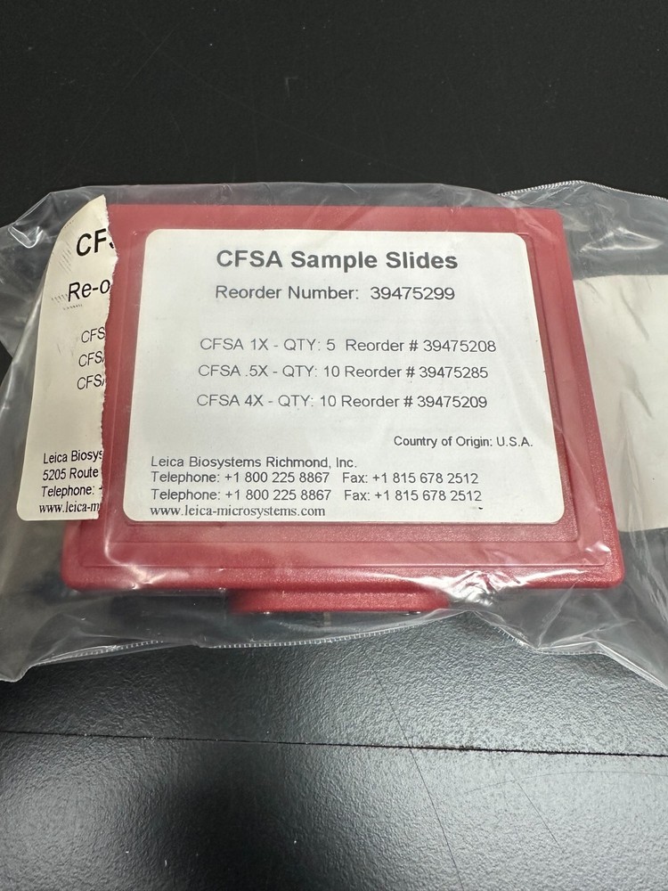 Leica Biosystems CFSA Sample Slides REF 39475299