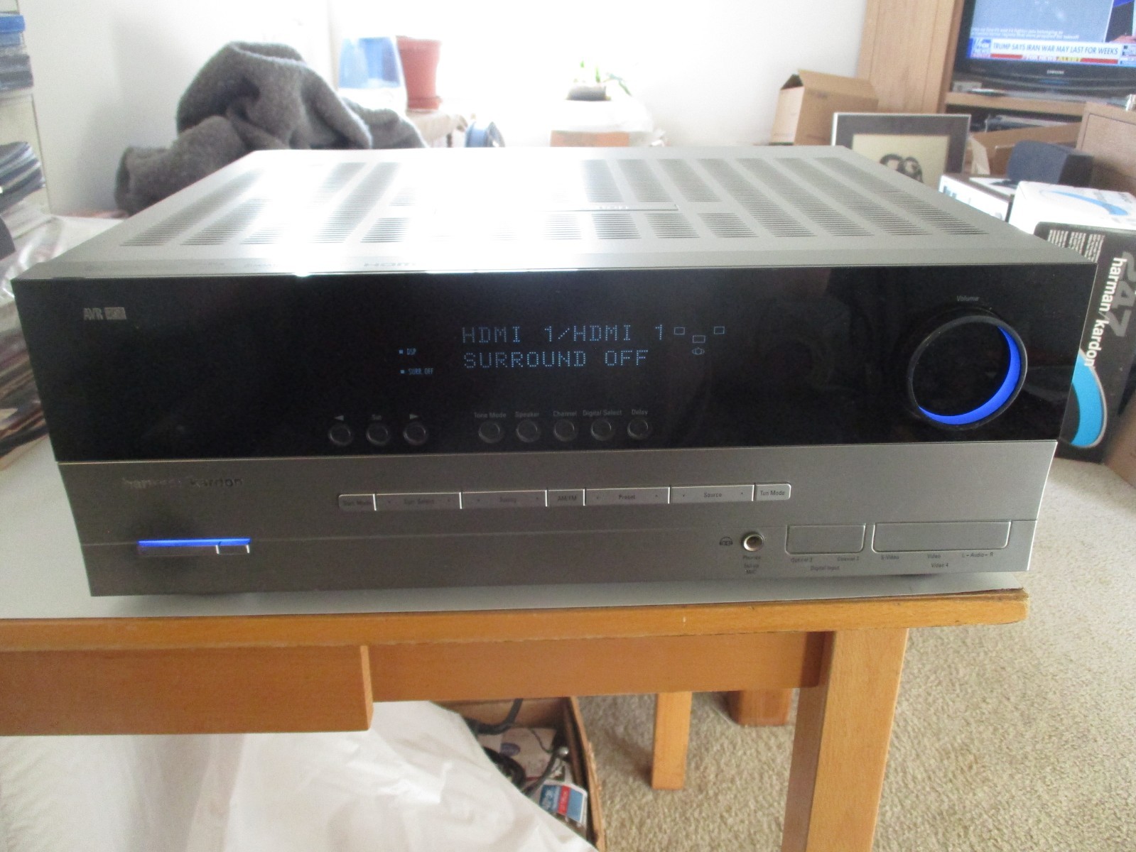 Harman Kardon AVR 247 7.1 Channel HDMI Home Theater Receiver; No Remote