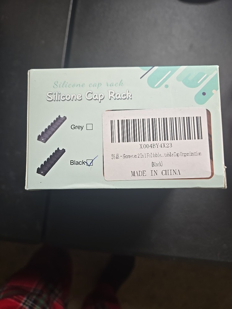 Silicone CAP Rack, 2-in-1 Function, Grey