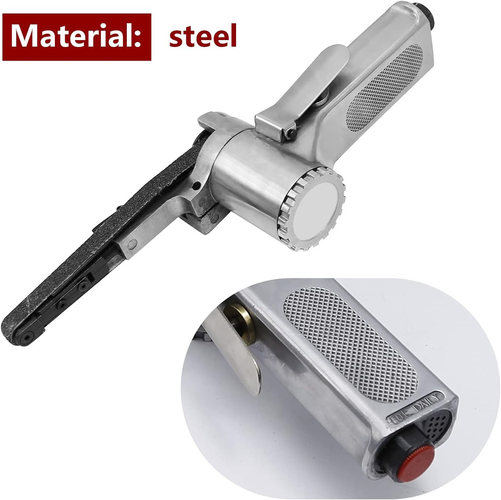 Mini Handheld Angle Grinder Industrial Pneumatic Tool Mini Air Belt Sander....