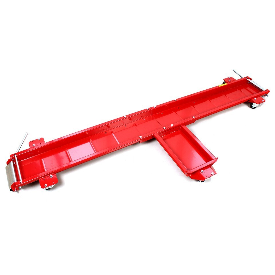 Motorcycle Dolly Mover Stand Trolley Skate 567kg Capacity Garage Parking Aid