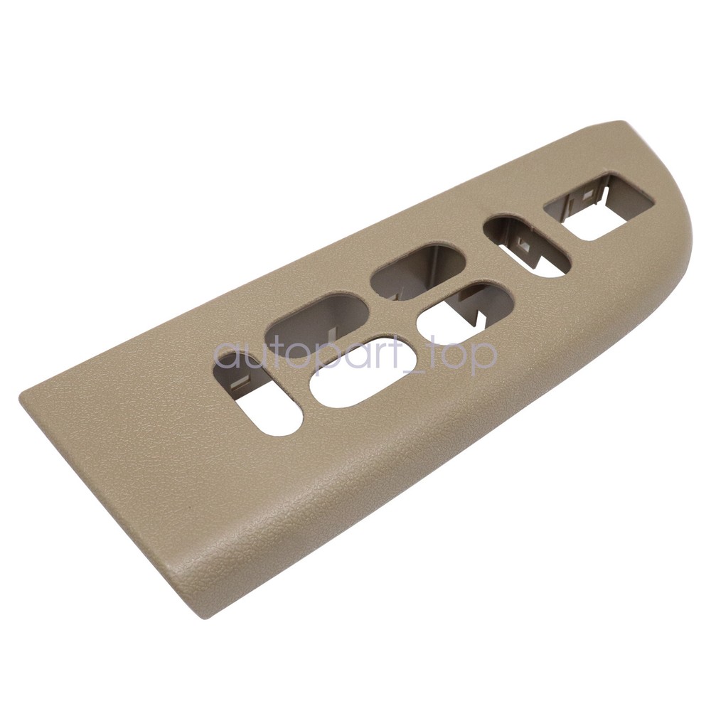 NEW For Ford Expedition 2003-06 Front Driver Door Panel TAN Window Switch Bezel